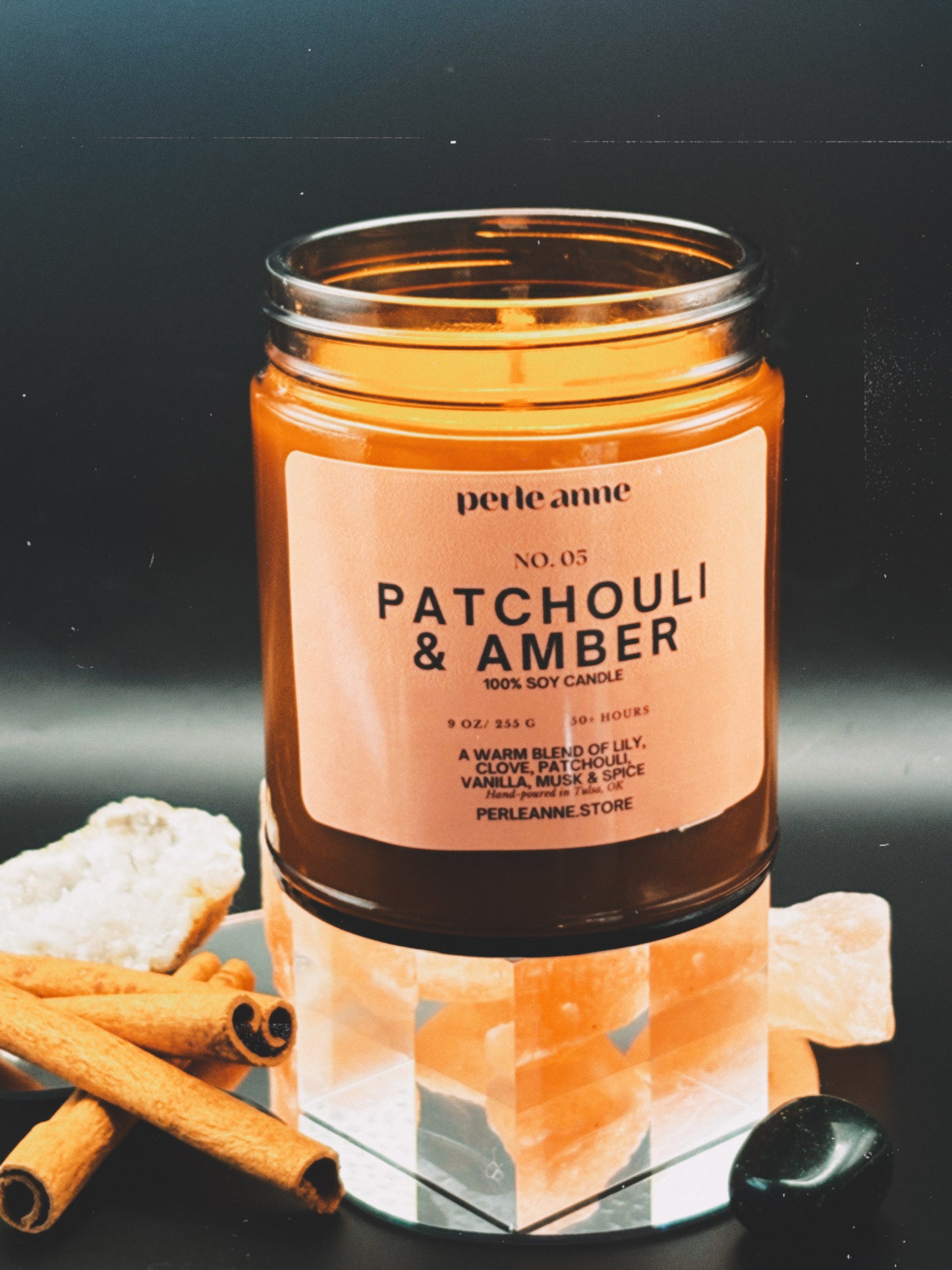 Patchouli & Amber Candle